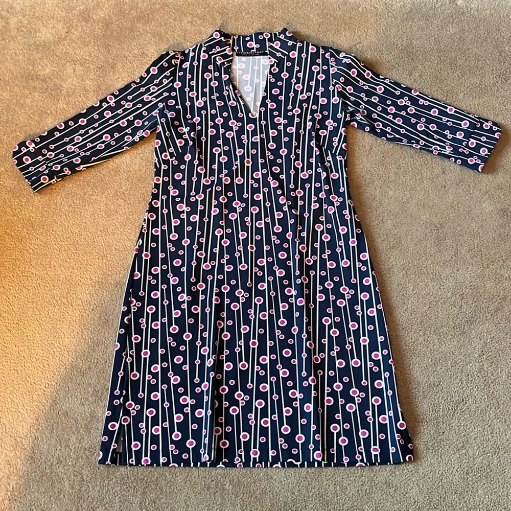 New Katherine Way dress, Sz. S, half sleeve, wrinkle free! Machine washable!